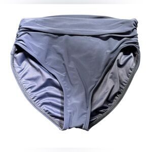 MAGICSUIT plus size 16 high waist tummy control graphite gray swim bottom NWT